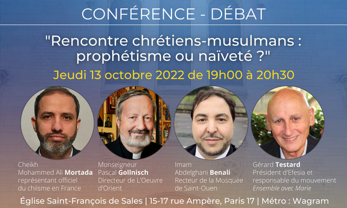 Conférence Débat à Saint-François de Sales | 13 octobre 2022